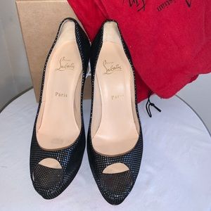 Christian Louboutin Peep Toe Pumps